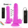 Image de Diversia - Vibrator - Realistische Dildo - Met Afstandsbediening - 20.5cm - Paars
