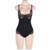 Image de SUBBLIME QUEEN PLUS SIZE | Subblime Queen Plus Teddy With Clears And Fringes Black