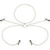 Image de Ohmama Fetish 4 Nipple Clamps With Chain Necklace