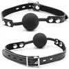 Image de OHMAMA FETISH | Ohmama Fetish Silicone Ball Gag With Leather Belt