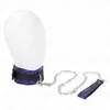 Image de Korte Halsketting met Kant en Riem in Fluweel