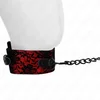 Image de Kanten Halsband met Leren Riem