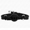 Image de Kink - Full Silicone Gag 55 X 2 Cm With 4 Cm Ball Size S Black Adjustable 35-51 Cm