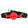 Image de Kink - Full Silicone Gag 55 X 2 Cm With 4 Cm Ball Size S Red Adjustable 35-51 Cm