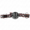 Image de Kink - Hollow Hard Black Ball Gag Model 2 65 X 2.5 Cm