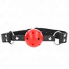 Image de Kink - Breathable Ball 4 Cm Gag With Double Rivet Leather 62.5 X 2.5 Cm Adjustable 42-58 Cm