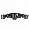 Image de Kink - Zacht And Solid Ball 4 Cm Gag With Leatherette Strap 62 X 2.5 Cm Adjustable 42-58 Cm