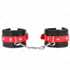 Image de Kink - Wrist Restraints Black With Red Belt Adjustable 17-28 Cm X 6 Cm