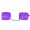 Image de Kink - Premium Fur Lined Wrist Restraints Purple With Purple Belt Adjustable 17-29 Cm X 6 Cm