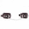 Image de Kink - Small Wrist Restraints Black With Red Lining Adjustable 14-24 Cm X 3.5 Cm