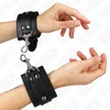Image de Kink - Lockable Dungeon Wrist Restraints Black Adjustable 21-28 Cm X 5.5 Cm