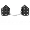 Image de Kink - Black Point Style Wristbands With Chain Adjustable 17-23 Cm X 8.5 Cm