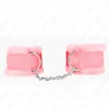 Image de Kink - Furry Lined Wrist Restraints Pink Adjustable 17-31 Cm X 7 Cm