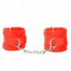 Image de Kink - Beginner Fur Hand Cuffs Red 30 X 7 Cm