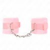 Image de Kink - Beginner Fur Hand Cuffs Pink 30 X 7 Cm