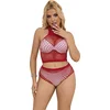 Image de SUBBLIME - 952402 BODYSTOCKING VISNET SET MET ROZE DIAMANTEN ONE SIZE | LINGERIE | LINGERIESET | SEXY LINGERIE | EROTISCHE LINGERIESET