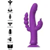 Image de INTENSE FUN | Intense - Casanova Vibrator Rabbit Silicone Triple Engine Purple