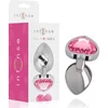 Image de INTENSE ANAL TOYS | Intense - Metal Aluminum Anal Plug Heart Pink Size S