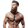 Image de Fetish Submissive Attitude - Eco-Leather Chest Harnas With Double Ondersteuning And Studs For Men