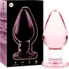 Image de NEBULA SERIES BY IBIZA - MODEL 3 ANAL PLUG BOROSILICATE GLASS 11 X 5 CM PINK | BUTTPLUG | GLASS ANAL PLUG | BEST SEX TOY FOR MAN | BEST SEX TOY FOR WOMAN