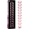 Image de NEBULA SERIES BY IBIZA - MODEL 22 DILDO BOROSILICATE GLASS 21.5 X 2.5 CM PINK | ANALE KRALEN | ANAL PLUG | BUT PLUG | SEX TOYS