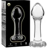 Image de NEBULA SERIES BY IBIZA  - MODEL 2 ANAL PLUG BOROSILICATE GLASS 11 X 3.5 CM CLEAR