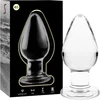 Image de NEBULA SERIES BY IBIZA - MODEL 3 ANAL PLUG BOROSILICATE GLASS 11 X 5 CM TRANSPARENT | BUTTPLUG | GLASS ANAL PLUG | SEX TOY FOR MAN | SEX TOY FOR WOMAN | BEST SEX TOY