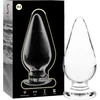 Image de NEBULA SERIES BY IBIZA  - MODEL 4 | ANAL PLUG BOROSILICATE GLASS 11 X 5 CM CLEAR | BUTTPLUG | SEX TOYS VOOR MANNEN | SEX TOYS VOOR VROUWEN