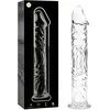 Image de NEBULA SERIES BY IBIZA - MODEL 12 DILDO BOROSILICATE GLASS 17 X 3.5 CM CLEAR | BEST SEX TOYS | DILDO | GLAZEN DILDO