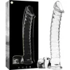 Image de NEBULA SERIES BY IBIZA - MODEL 23 DILDO BOROSILICATE GLASS 21.5 X 4 CM CLEAR | DILDO | GLAS DILDO | FANTASY DILDO | SEX TOYS VOOR MANNEN | SEX TOYS VOOR KOPPELS | SEX TOYS VOOR VROUWEN | XXL DILDO