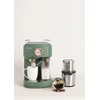 Image de CREATE - Pack THERA RETRO PRO Halfautomatische espressomachine + MILL PRO Koffie- en kruidenmolen - Salie