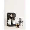 Image de CREATE - Pack THERA RETRO PRO Halfautomatische espressomachine + MILL PRO Koffie- en kruidenmolen - Zwart