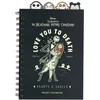 Image de The Nightmare Before Christmas Love You To Death Unisex Notebook - zwart - Standard