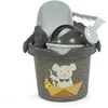 Image de Walking Mum - Strandspeelgoed voor kinderen van tarwestro - Groen 21 x 14 cm