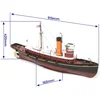 Image de Occre - Hercules Sleepboot - Historisch Schip - Houten Modelbouw - schaal 1:50