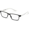 Image de Nordic Vision NPBG Västervik Leesbril +1.00 - Zwart frame, witte temples
