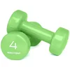 Image de Bodytone Dv4 4kg Pvc-gecoate Dumbbell 2 Eenheden Groen 4 kg