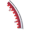 Image de Scalextric Standaard Universele Bocht Hek Rand R2 1:32 4 Eenheden Rood Kinderen