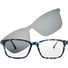 Image de Nordic Vision easy duo, leesbril en zonneleesbril in 1 blauw/zwart +1.00