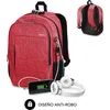 Image de Rucksack for Laptop and Tablet with USB Output Subblim Urban Lock Backpack 16" Red
