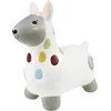 Image de Fisher-Price Hopper Lama Skippy Dier - Jumping Skippydier met Pomp - Wit - 55 x 40 x 28,5 cm