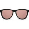 Image de Zonnebril Uniseks Hawkers One Zwart Roze goud Gepolariseerd (Ø 54 mm)