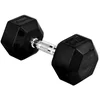 Image de Olive Hex Dumbbell 15kg Zilver 15 kg