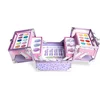 Image de Martinelia Kinder Make Up Koffer Roze 35pcs - Kinder Make up - 18 x 18 cm uitklapbaar 5 vaks