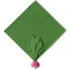 Image de Oli & Carol Knuffeldoekje - Ramona The Radish - Roze/Wit