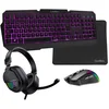 Image de CoolBox Pack gaming DeepX-Wing 2 toetsenbord Inclusief muis Gamen USB QWERTY Spaans Zwart