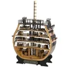 Image de Artesania Latina 20500 HMS Victory Cross Section   Houten Scheepsmodelbouwpakket   Brits Oorlogsschip   Schaal 1:72   Inclusief Sokkel en Figuren
