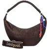 Image de Desigual schoudertas Zante Half Logo Crossbody Bag Chocolate donkerbruin