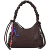 Image de Desigual schoudertas Montville Half Logo Shoulder Bag Chocolate donkerbruin