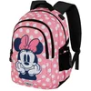 Image de Karactermania - Disney - Minnie Mouse Closer - Running PLUS Rugzak - Handbagage Backpack met trolley bevestiging - Rugtas - Roze